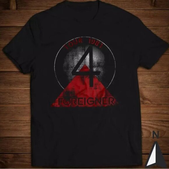 Foreigner 1981 Tour T-Shirt, Classic Concert Unisex Music Tee, Vintage Band 05 - Picture 1 of 5